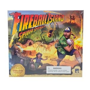 Fireball Island Spider Springs Expansion Board Game Restoration 8074 New